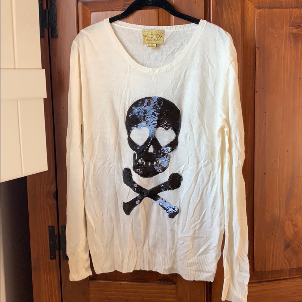 Wildfox skull sweater